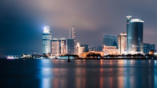 思北夜景