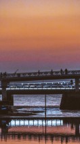 夕阳霓虹