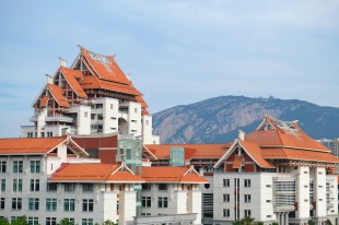傲立雄山